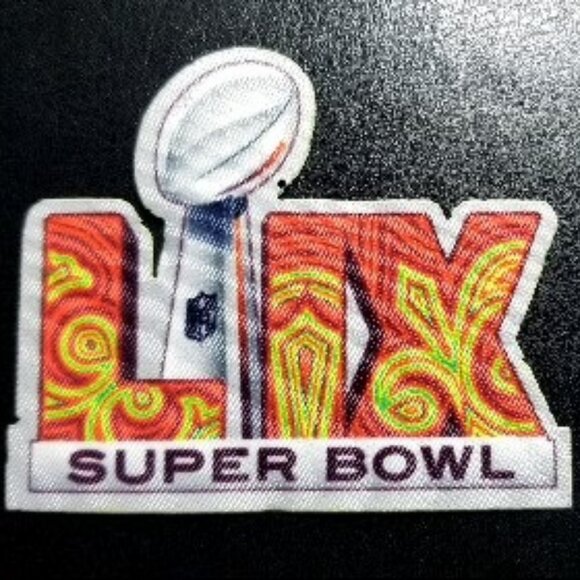 SUPER  BOWL - LIX 59 Patch - New Orleans (IronOn/SewOn Patch) - Picture 1 of 2